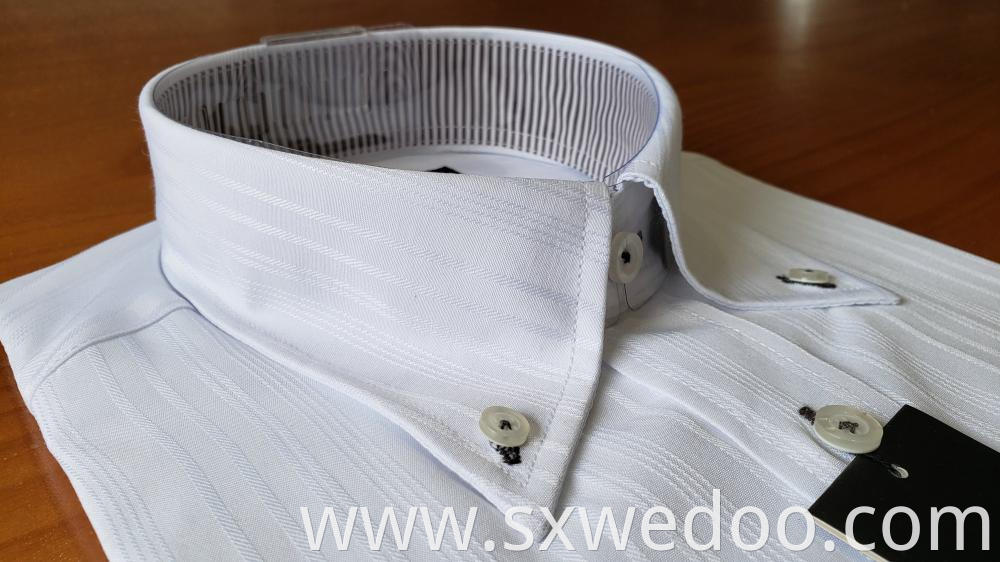 Men S Jacquard Shirt Collar